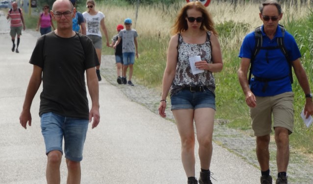 WSC Vosmeer ziet steeds minder jongere wandelaars meedoen aan de Zevendorpentocht. FOTO JOSIEN MATHLENER