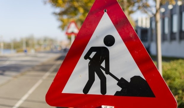 De weg is afgesloten.