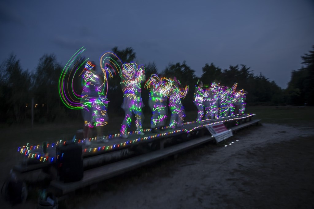 De derde editie van de LED-run LEDS Go! in het Ginneken.