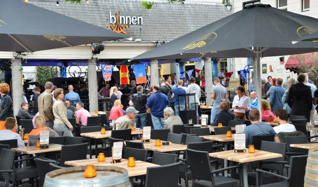 Het restaurant in betere tijden.