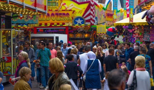 De kermis in Roosendaal trekt ongeveer 230.000 bezoekers. ARCHIEFFOTO