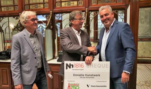 Van links naar rechts Toon van Oers, Cor Verbogt en Rob van Sprundel.