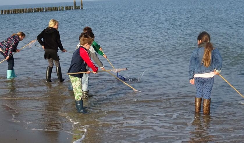 Jutten langs de kust.