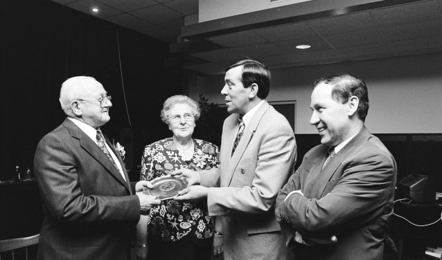 Joke en Piet Snijders in 1993. FOTO STADSARCHIEF