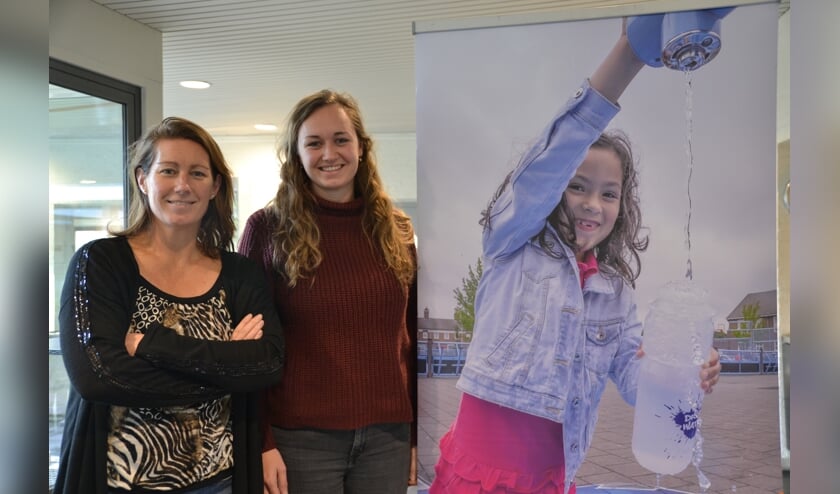 Meike en Simone werken hard aan een gezonde leefomgeving voor kinderen FOTO REMKO VERMUNT