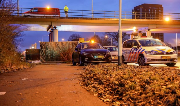 De politie doet onderzoek.