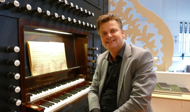 Organist P. Wildeman. FOTO R. SCHRIER