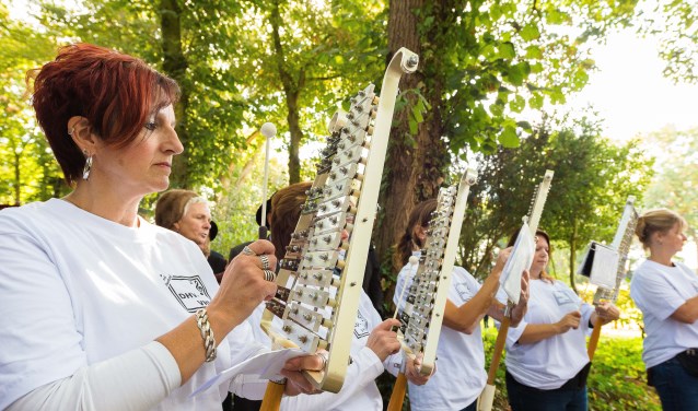 Beeld van de Sprundelse processie in september.