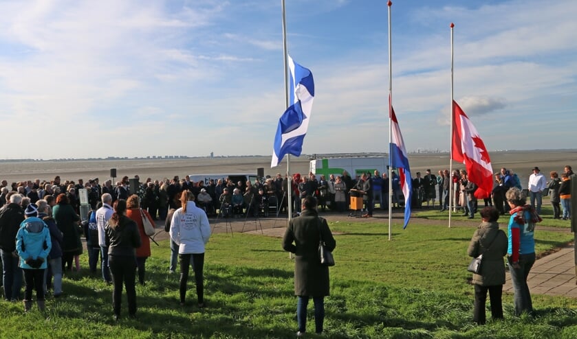 Herdenking in Baarland