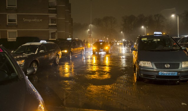 Protest taxichauffeurs Breda 2017