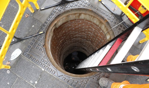 Een van de oudste riolen van de stad bevindt zich onder de Karnemelkstraat.