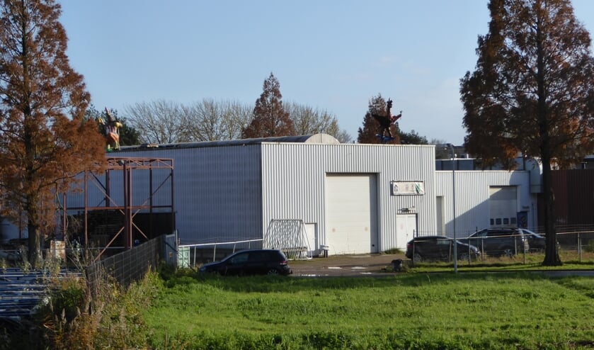 De bouwloods van Cabod.