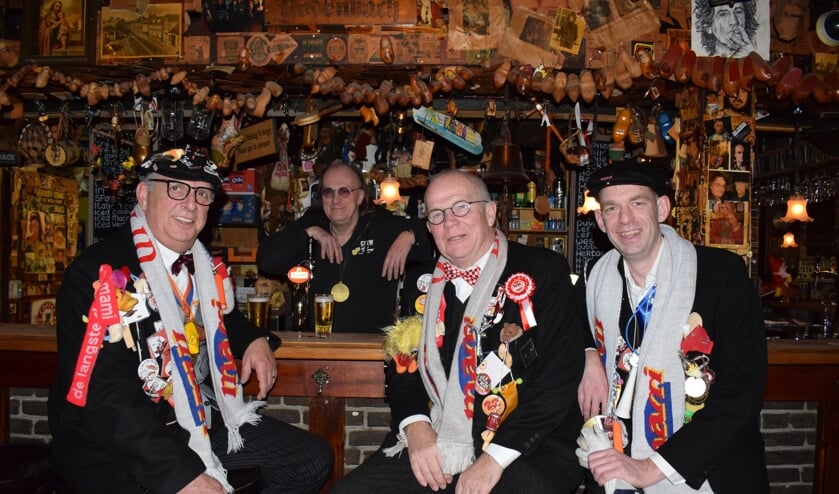 Vlnr René Starink, Jac van Dongen, Anton van Dorst en Bastiaan Anink. FOTO STELLA MARIJNISSEN