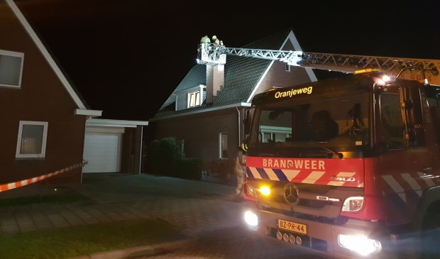 De ladderwagen moest vanuit Goes komen.