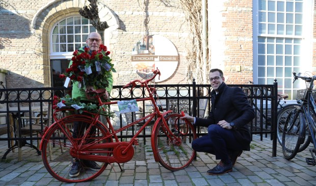 Theo Schouwenaar en Derk Alssema van de gemeente Goes.