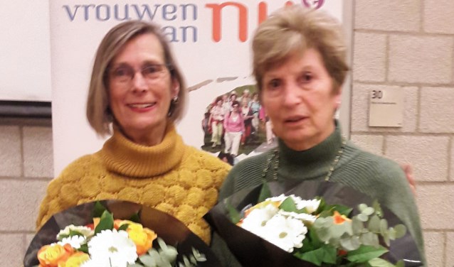 De jubilarissen Truus Pot en Sophie de Kerf