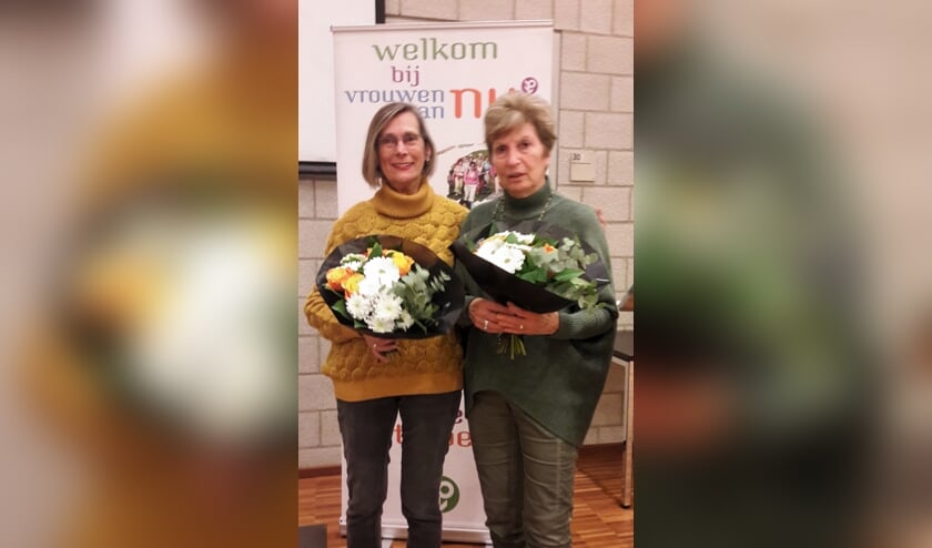 De jubilarissen Truus Pot en Sophie de Kerf