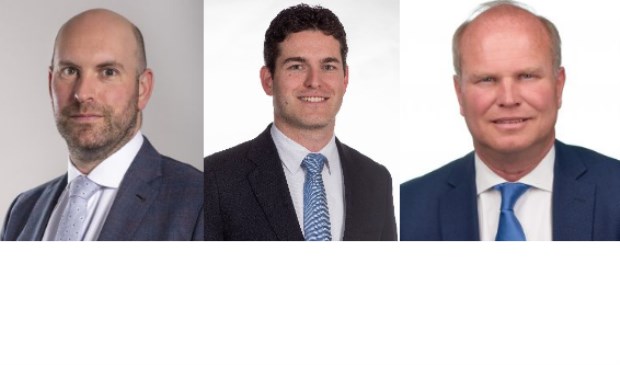 Boaz Adank (VVD), Caspar Rutten en Tom Berendsen (CDA).