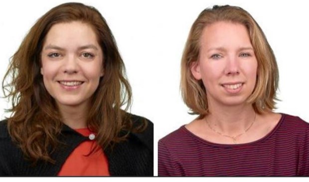 Inès den Ouden (links) stopt, Suzan Cornelissen (rechts) volgt haar op.