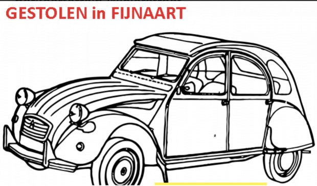Een beschrijving van de auto, die bij de oproep geplaatst werd.