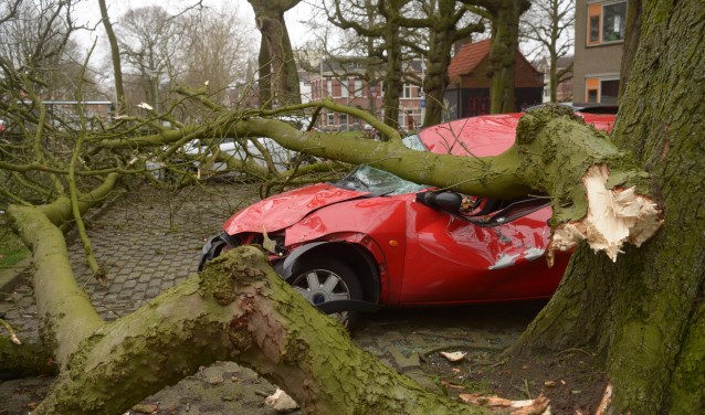 De auto aan de Rijtuigweg