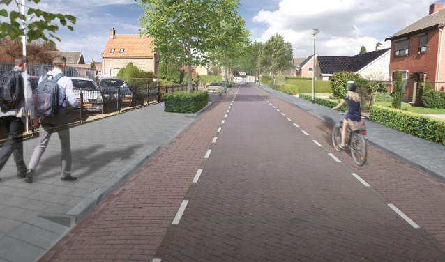Impressie van de Kaaistraat 'nieuwe stijl'.