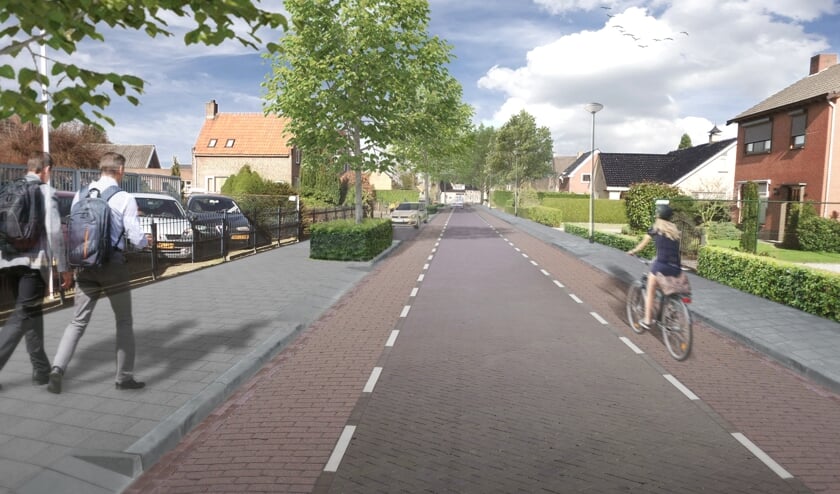 Impressie van de Kaaistraat 'nieuwe stijl'.