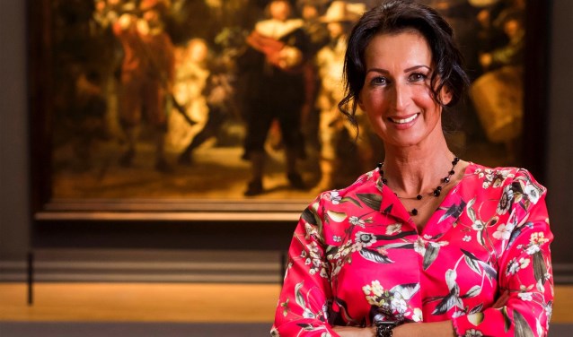 Suzana Jovanic in het Rijksmuseum FOTO RUBEN TIMMAN