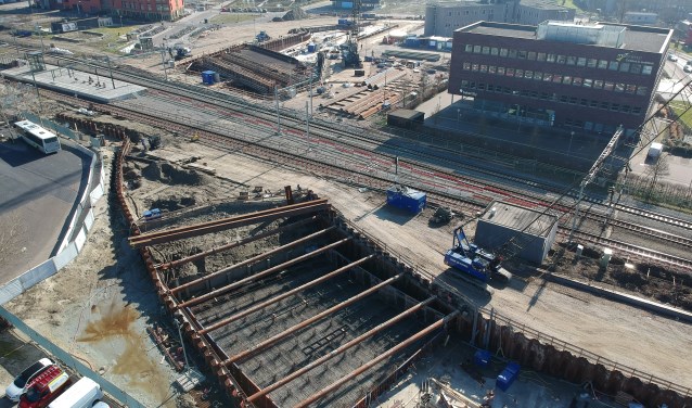 Spooronderdoorgang Van Hertumweg. FOTO PETER SNELTJES