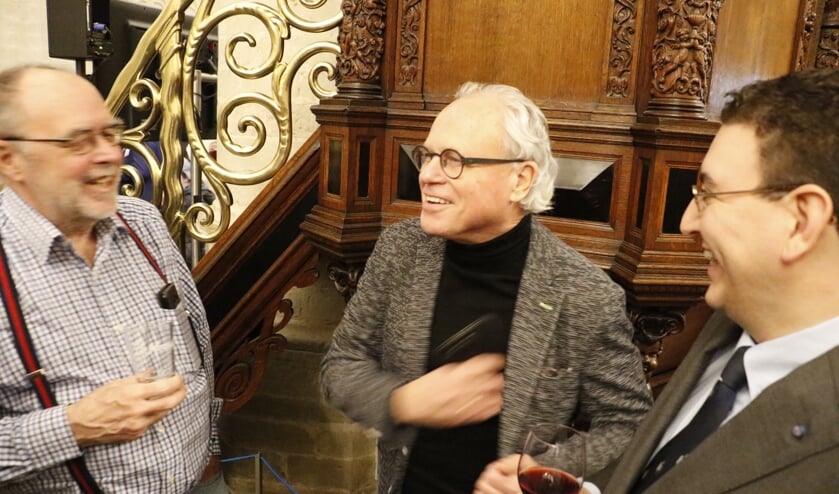 Cees Langeveld tijdens de nieuwjaarsreceptie van de gemeente Breda.