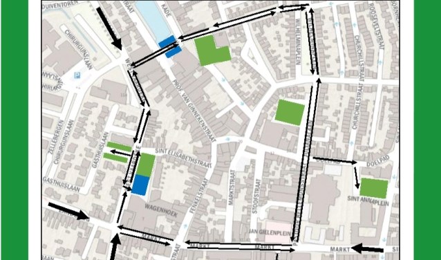 Met ingang van 16 april heeft het centrum van Oudenbosch twee blauwe zones.
