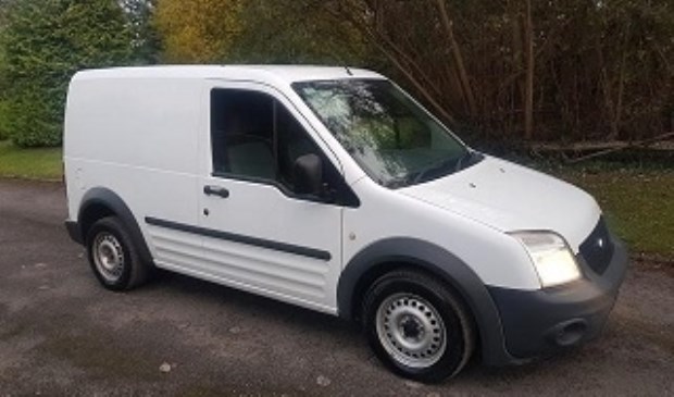 De gestolen Ford Transit Connect betreft een soortgelijke auto zoals hier afgebeeld.