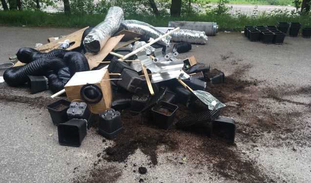 Er gaat geen week voorbij of er vindt in Noord-Brabant wel een dumping van drugsafval plaats. FOTO ERIK DE JONGE