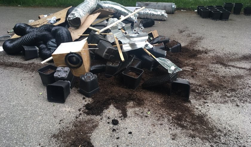 Er gaat geen week voorbij of er vindt in Noord-Brabant wel een dumping van drugsafval plaats. FOTO ERIK DE JONGE