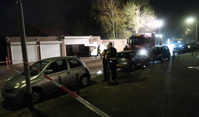 Brandweer en politie in actie bij de Sparrenweg.