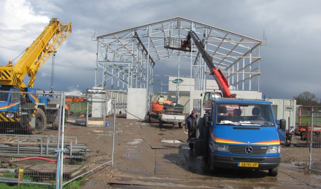 Er wordt hard gewerkt aan de realisatie van de nieuwe corsobouwplaats van buurtschap Poteind.