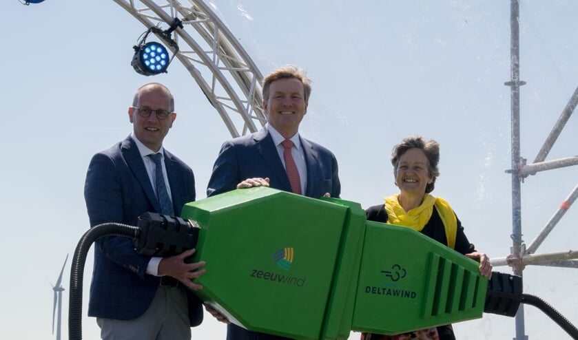 Windpark Krammer officieel geopend door koning Willem-Alexander 