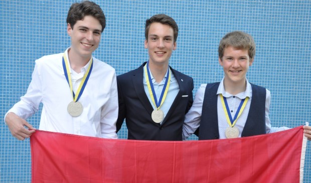 V.l.n.r.: Laurens Smulders, Bart Burggraaf, Bram Arts