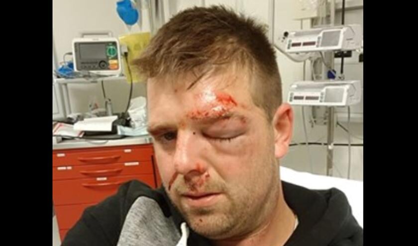 De foto die Martijn Bevelander op zijn Facebook-pagina plaatste