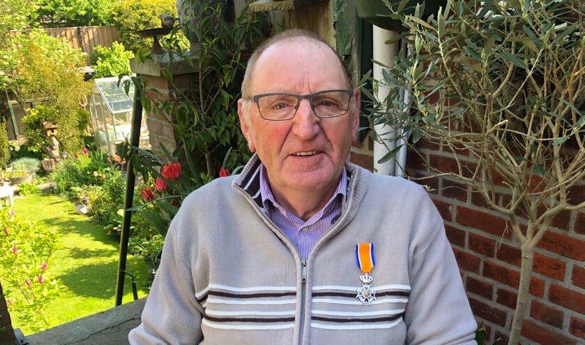 Kees Franken is erg verguld met zijn Koninklijke Onderscheiding.