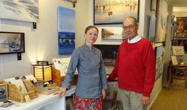 Het kunstenaarskoppel Francesco Antonietti en Andrea Cook.