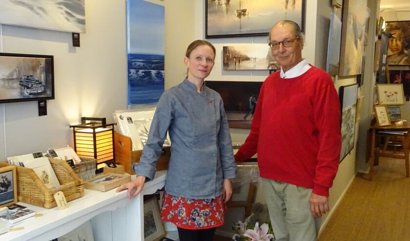 Het kunstenaarskoppel Francesco Antonietti en Andrea Cook.