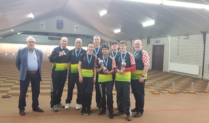 Eén van de teams van Concordia Florebith die Rayon Kampioen werd. FOTO B. ROMMENS