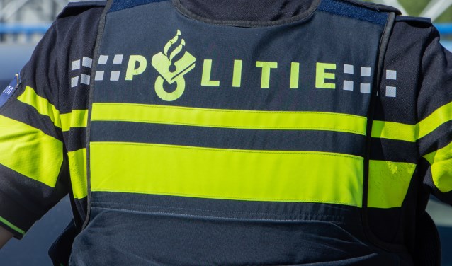 De politie achtervolgde de man.