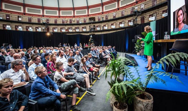 Een eerder gehouden conferentie in de Koepel.