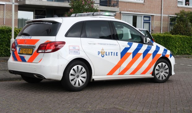 De politie kwam ter plekke.