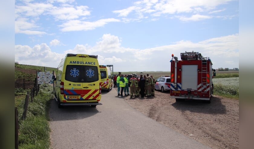 Brandweer en ambulance kwamen ter plekke.