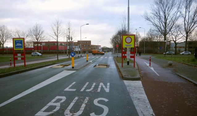 De noordelijke rondweg, kruising Edisonstraat - Biesdonkweg.