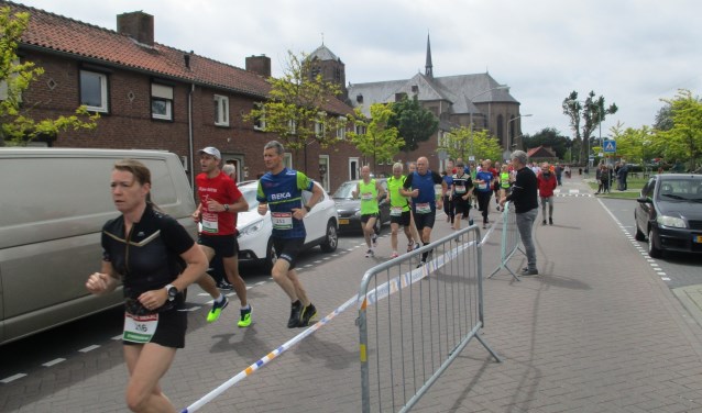 Ook de 15-km-loop was erg populair.