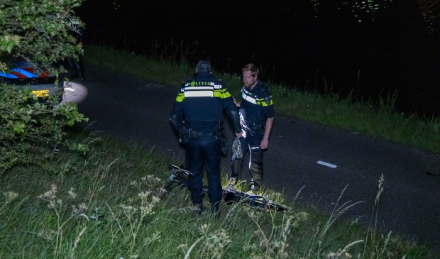 De fietser raakte zwaar gewond.